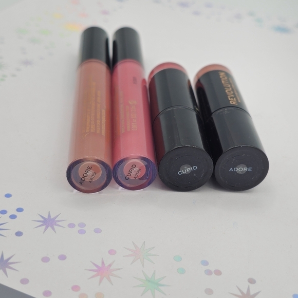 Makeup Revolution Cupid & Adore Lipstick & Lipgloss Set - Picture 5 of 5